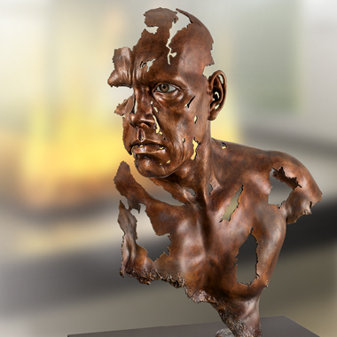 Bronzefigur von Jamie Salmon