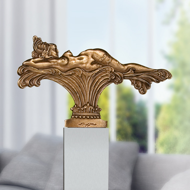 Bronzefigur von Ernst Fuchs